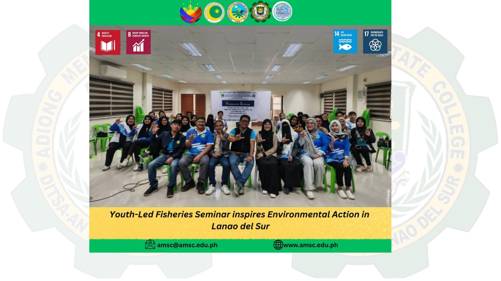 Youth-Led Fisheries Seminar inspires Environmental Action in Lanao del Sur